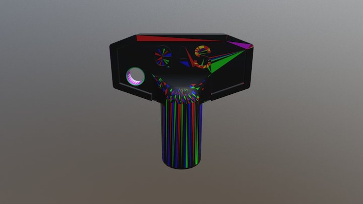 Gas Key Test 3D Model