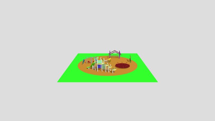Simple Playground 3D Model