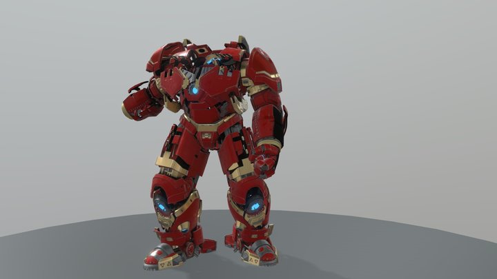 Ironman MK44 armor 3D Model