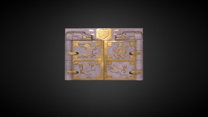 Stone Gate 3D Model