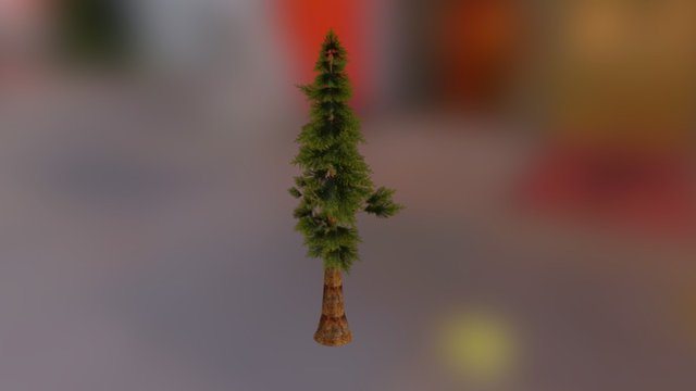 Giant Redwood 3D Model