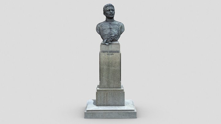 Bust-monument of Georgi Benkovski (1929) 3D Model