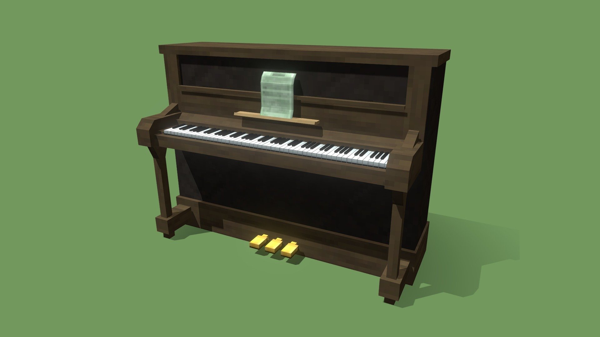 Old Piano - Download Free 3D model by Wacky (@wackyblocks) [294ad9f