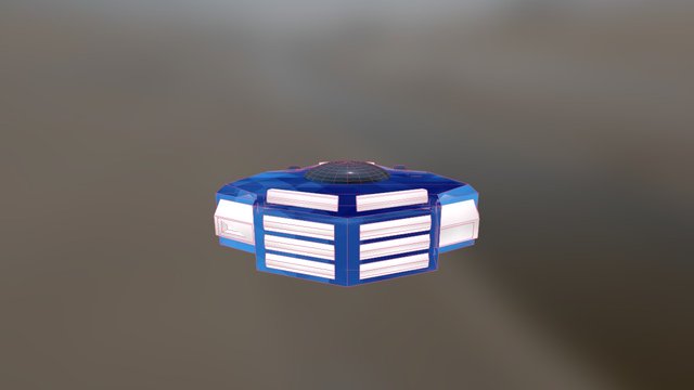 Spaceship 3D Model