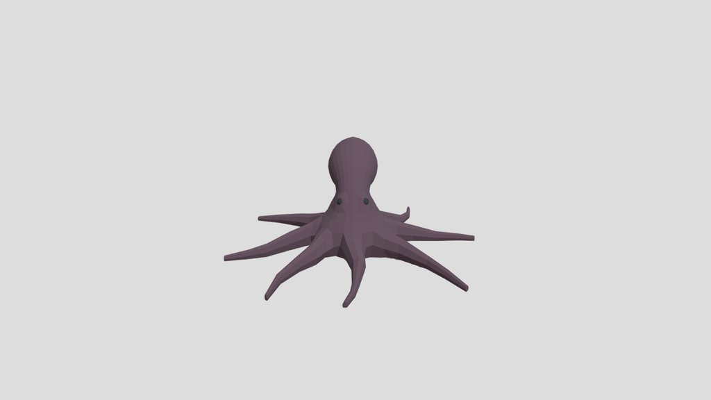 Low Poly Octopus