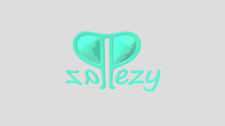 Daz-Dezy Logo 3D Model