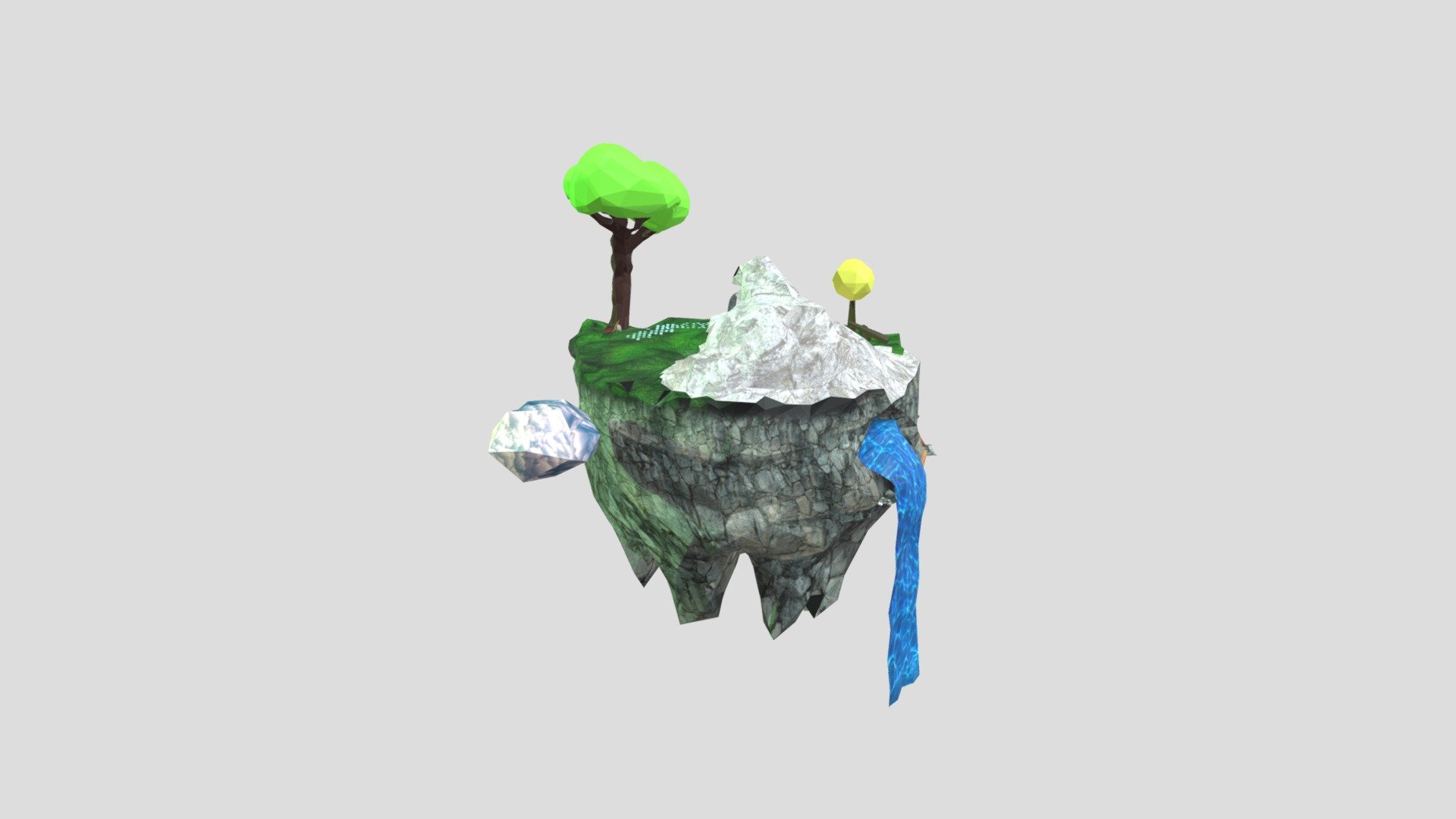 Flying island