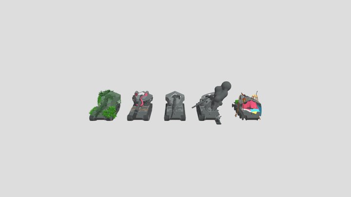 DZ Вторичная детализация 3D Model