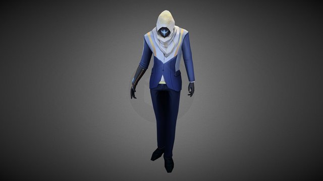 Sci-fi Assassin 3D Model