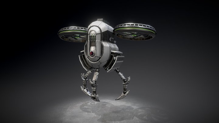 Buster Drone 3D Model