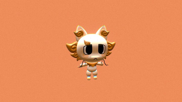 (FIXED) shanee the shisa (Dandy's world oc) 3D Model