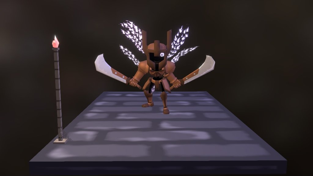 Ghost Knight — Sketchfab embed 3D viewer