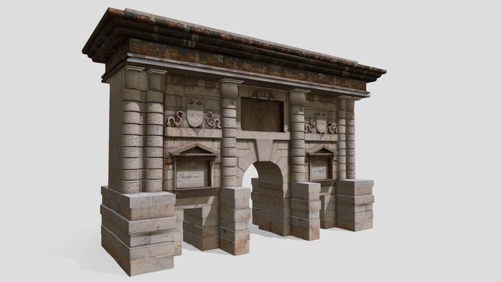 Historical Monument 3D Model