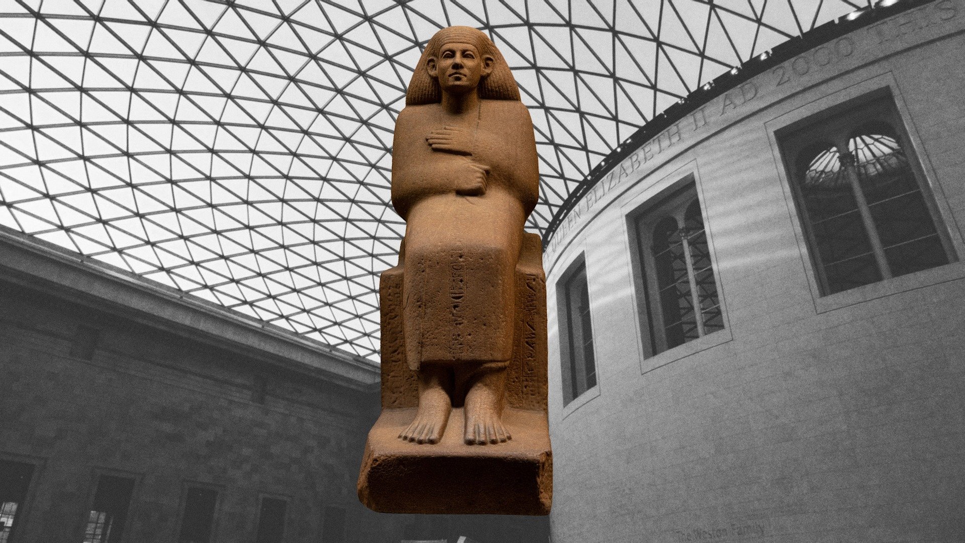 Statue of the Rehuankh Seated - BRITISH MUSEUM