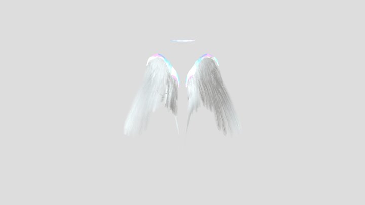 Crown & Wings 3D Model