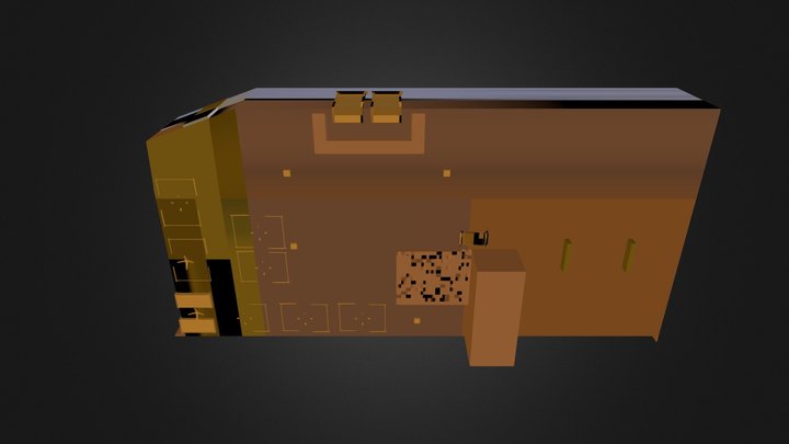BAR SCENE 3D Model