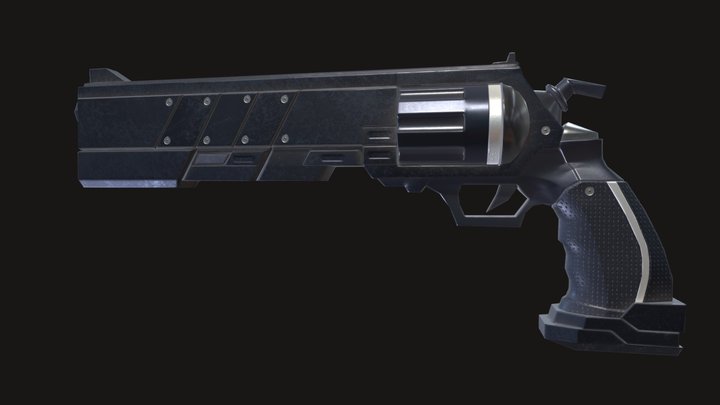 TLP-1a "Gestalt" Handgun 3D Model