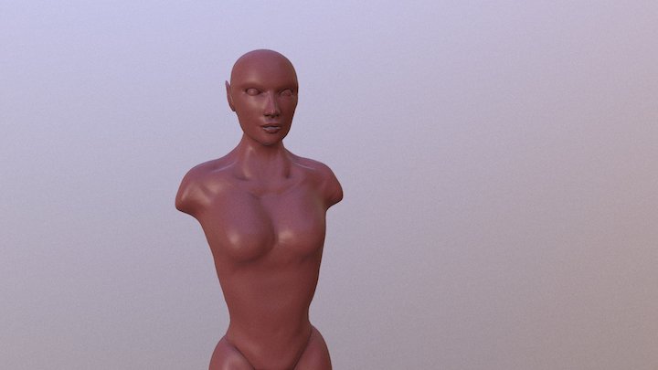 Female Elv WIP 3D Model