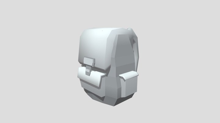 School Backpack 3D Model