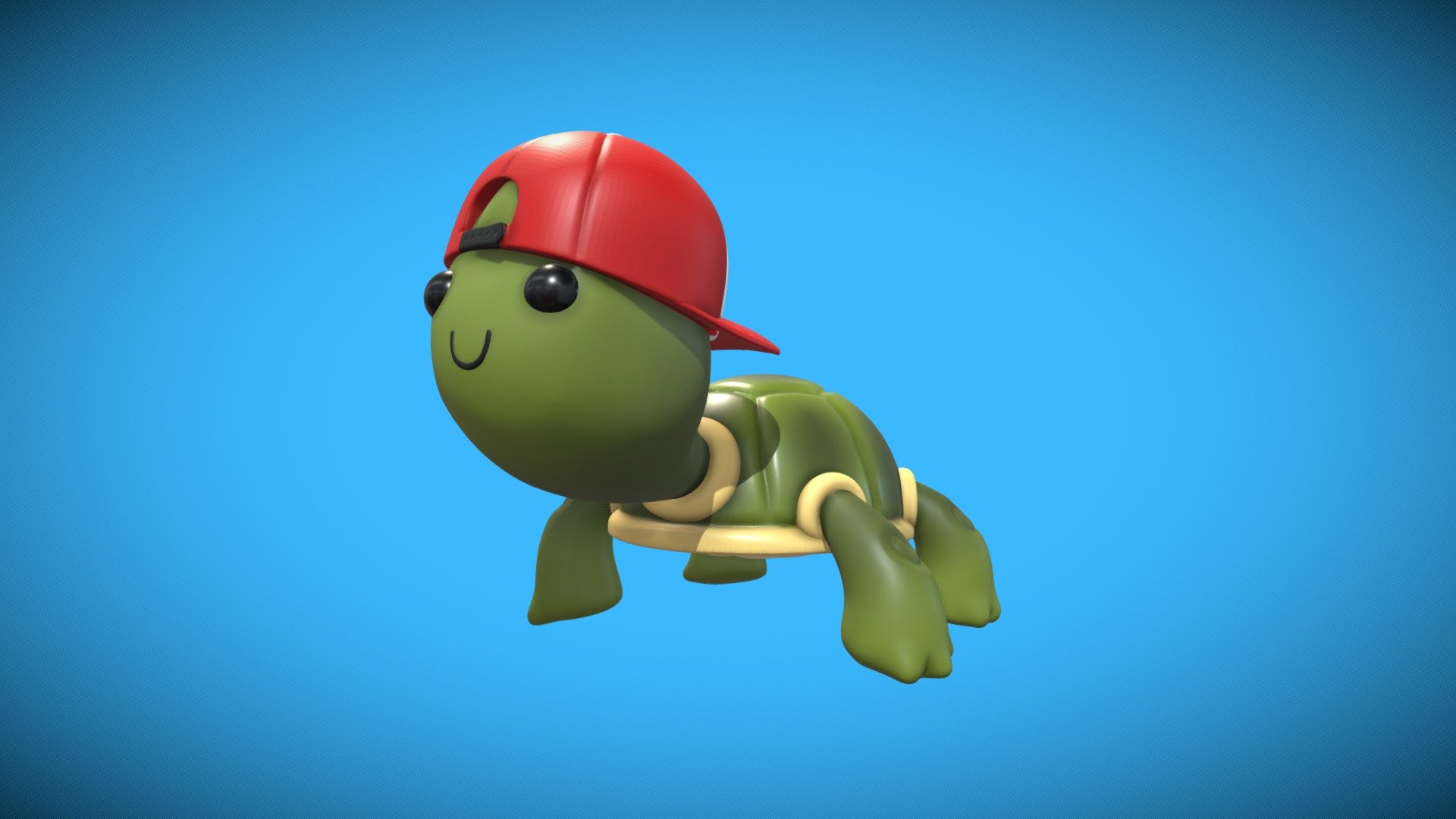 Cool Turtle Download Free 3D model by Sebastian Zayas (sebaszayas