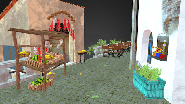 1DAE15_Vervaet_Ellen_CityScene 3D Model