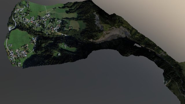 French alps canyon 3D Model