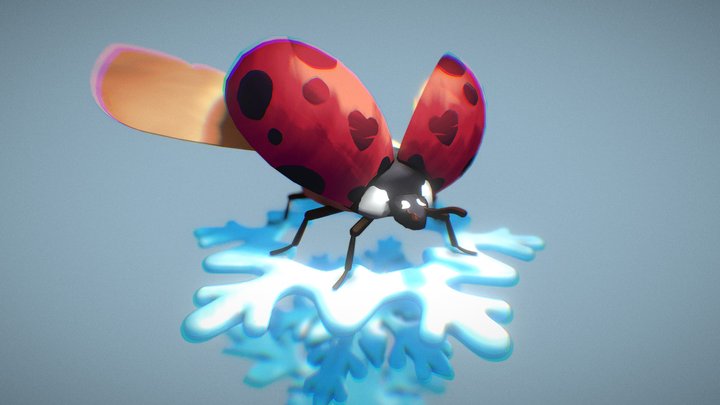 A Ladybug for Ladiella 3D Model