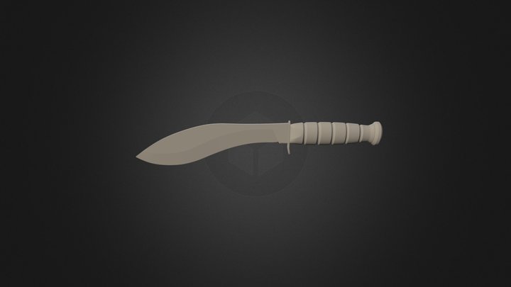 Knife High 3D Model