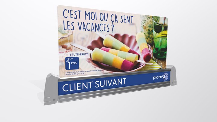 Stop-Caisse Picard 3D Model