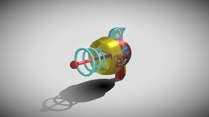 LaserGun_FBX 3D Model