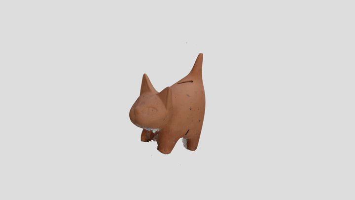 Gato De Cerámicas 3D Model
