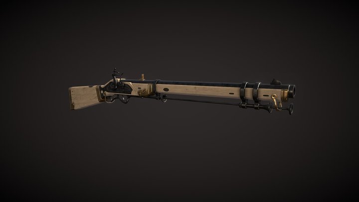 Bone gun 3D Model