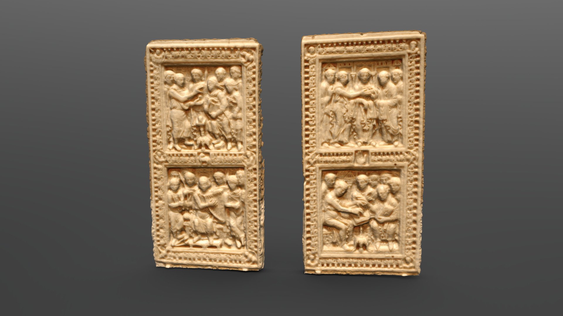 Plaques de reliure du psautier de Dagulf