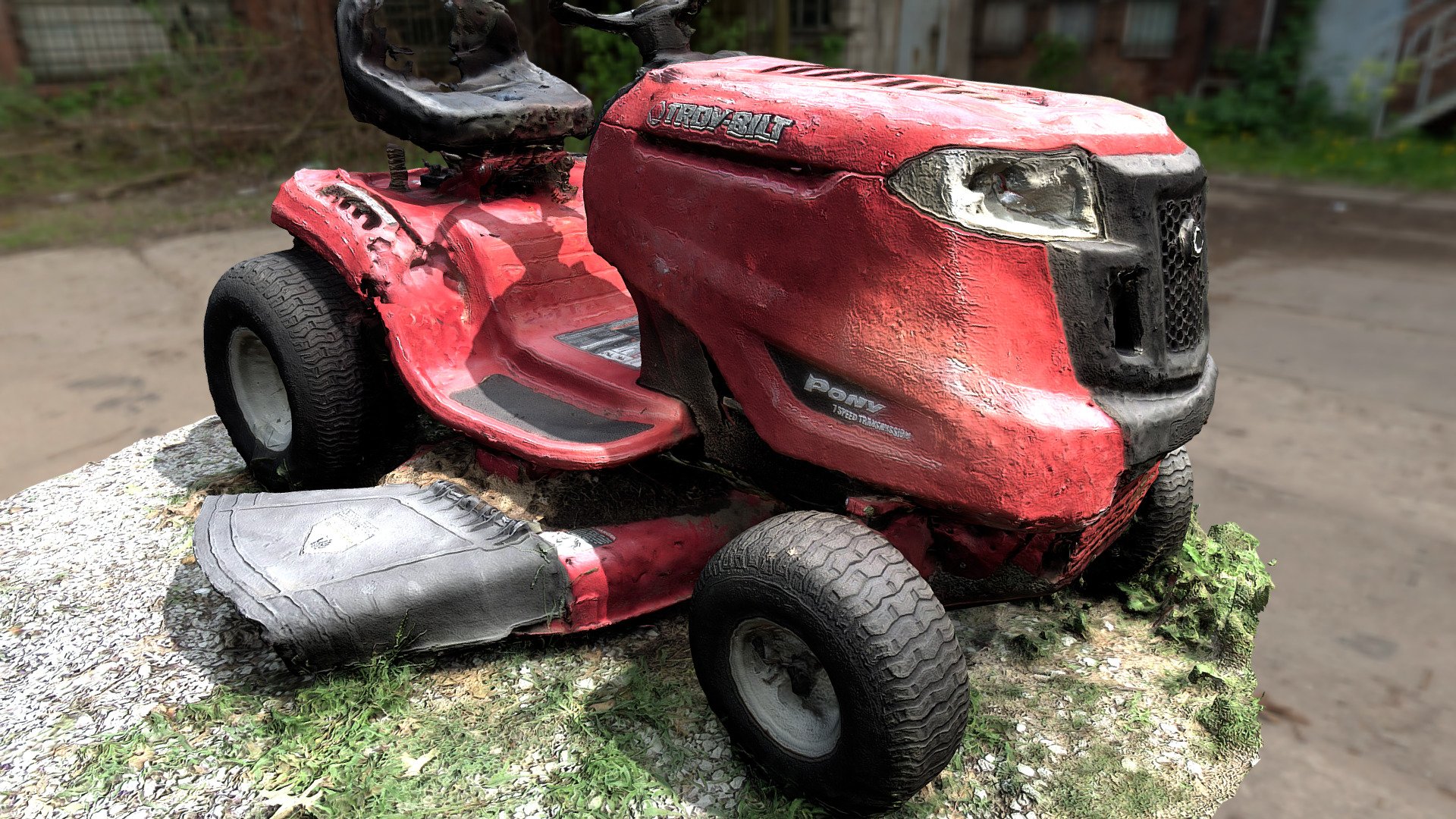 3d scan lawn mower