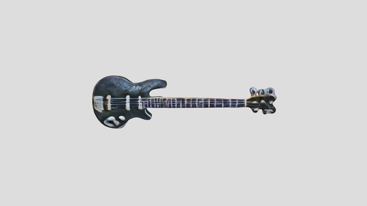 The black guitar of the eighties