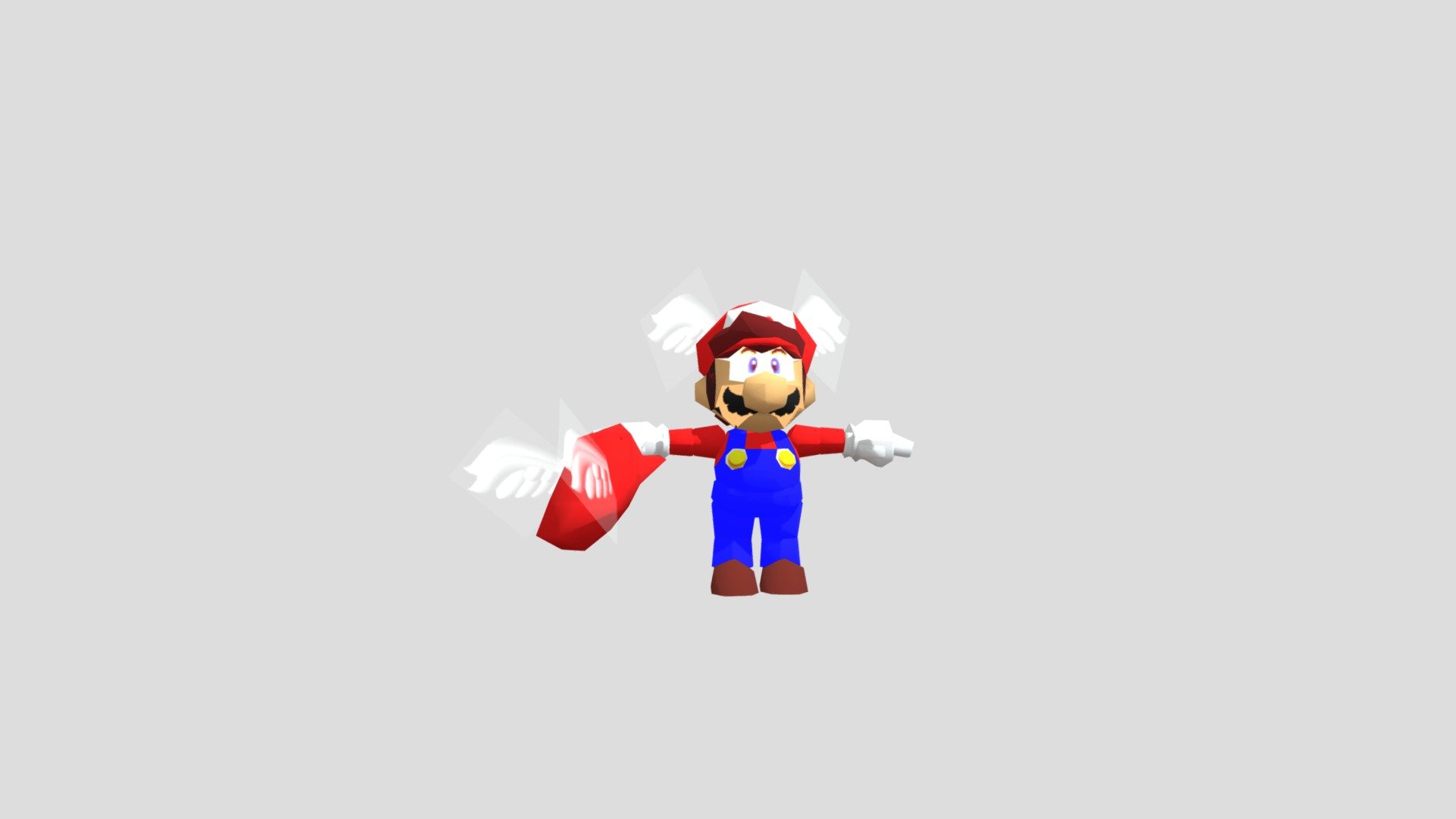 Nintendo 64 - Super Mario 64 - Mario - Download Free 3D model by The ...