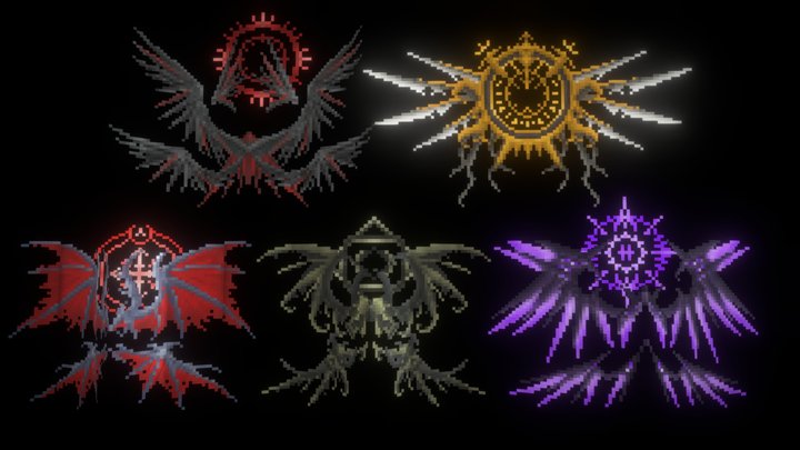 set wings - Minecraft 3D Model