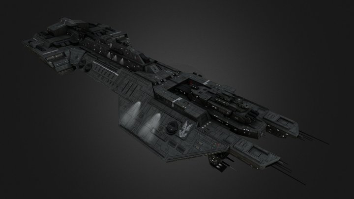 UNSC Phoenix-class assault ship 3D Model