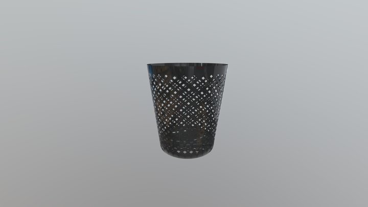 dust Bin 3d 3D Model