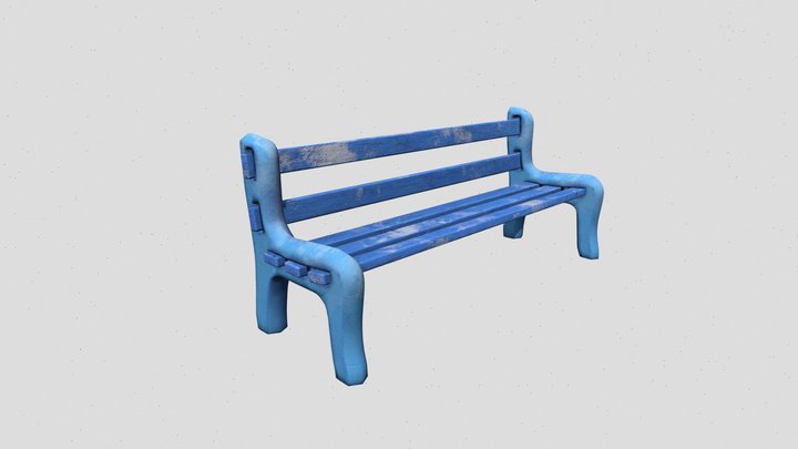 2000's Bench 3D Model