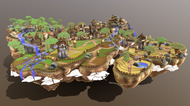 Aerisvale - Farm Island 3D Model