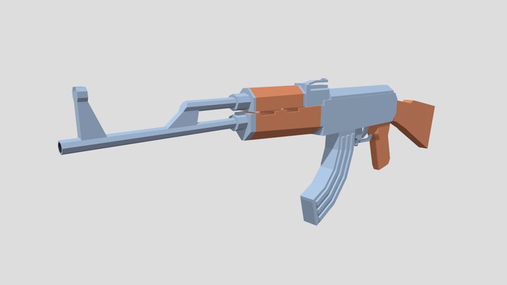 modèle 3D de LEGO AK-47 (Amélioré) - TurboSquid 1132107