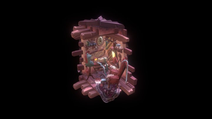 DAE Crib - " Parisian Dream" 3D Model