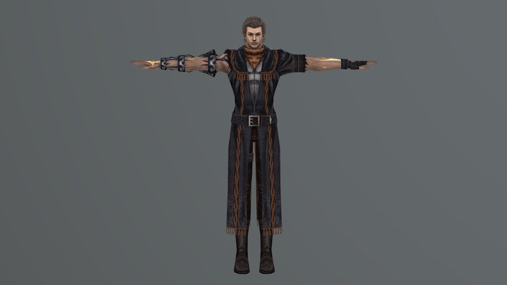 God Hand - Gene 3D Model