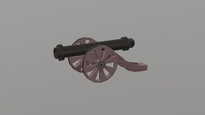 UVMAPopdrcannon08_final 3D Model