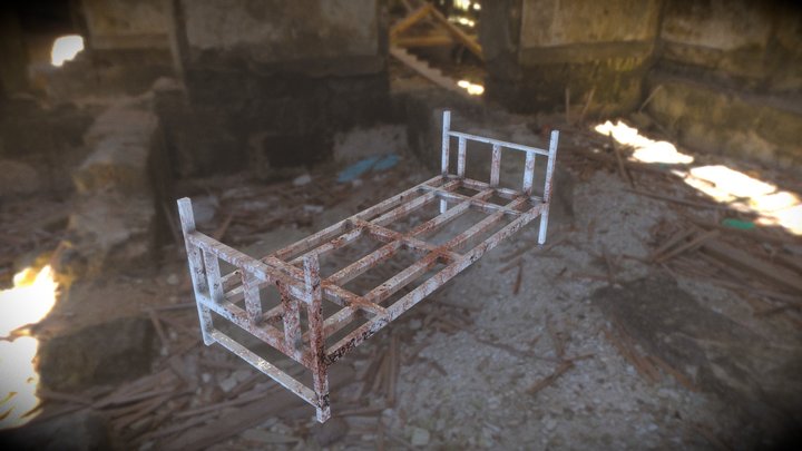 Rust Bed Base 3D Model