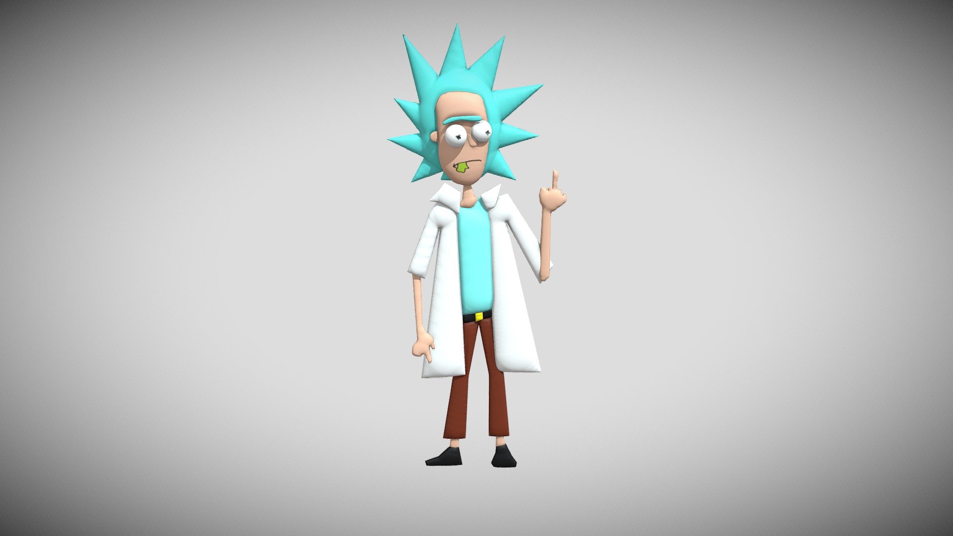 Rick Sanches - Download Free 3d Model By Gehlado (@antonfilho) [2962642 