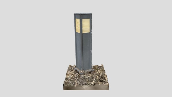 Light Post from a Minesite 3D Model