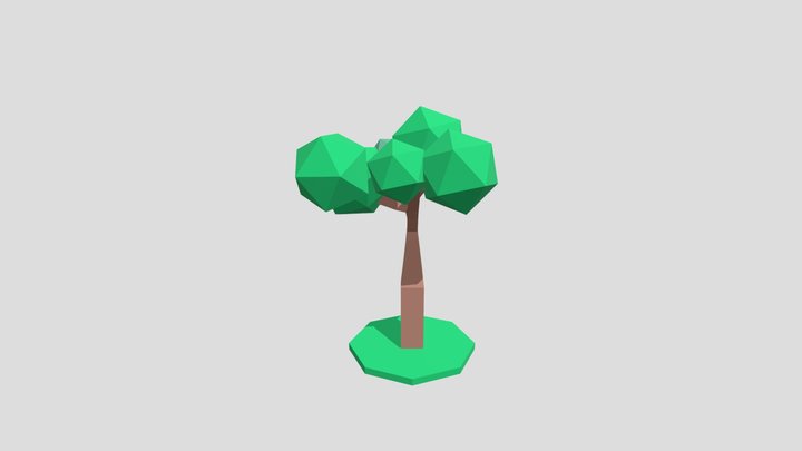 Tree Ultra Low Poly model 3D Model