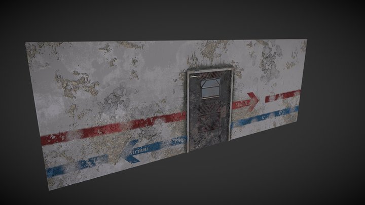 Horror Wall (Clean) 3D Model